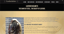Desktop Screenshot of leatherhelms.com